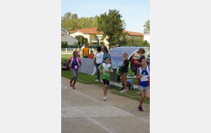 L'arrivé du 1000m pour notre jeune recrue