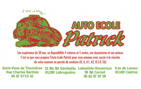 PATRICK AUTO ECOLE